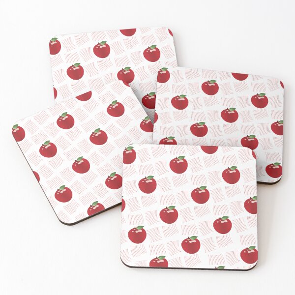Item preview, Red juicy apple lines pattern designed and sold by Sulong Boat.