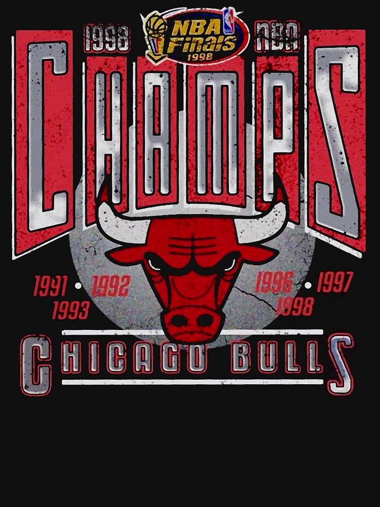 chicago bulls vintage 1998 3 peat championship t shirt vintage rap