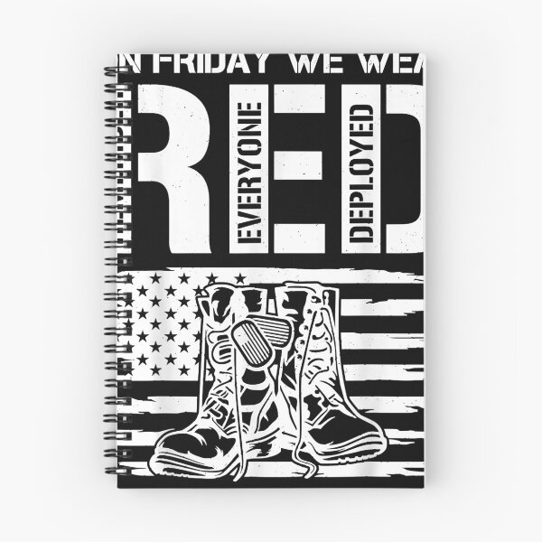 Item preview, On Friday We Wear Red Friday Military Support troops US Flag designed and sold by jeniatallie961.