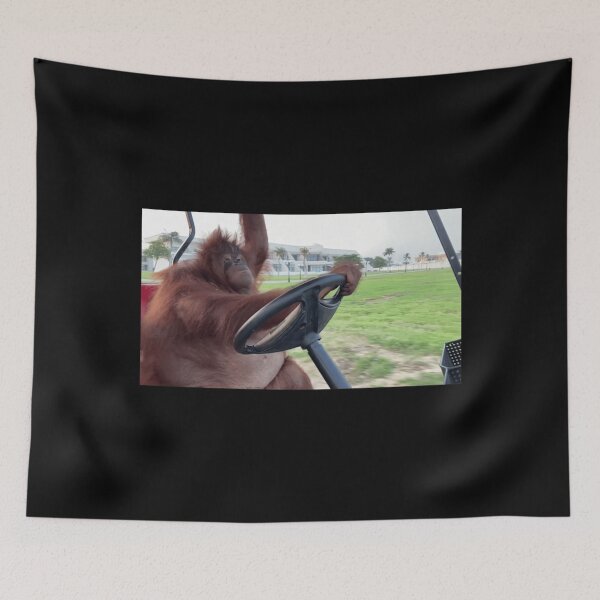Item preview, Orangutan Driving Golf Cart Classic . designed and sold by AudrinaLang76.