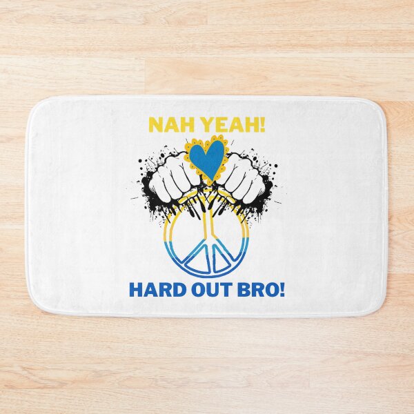 Item preview, Nah Yeah Hard out Bro Kiwi Slang for Peace in Ukraine designed and sold by BelovedBirmans.