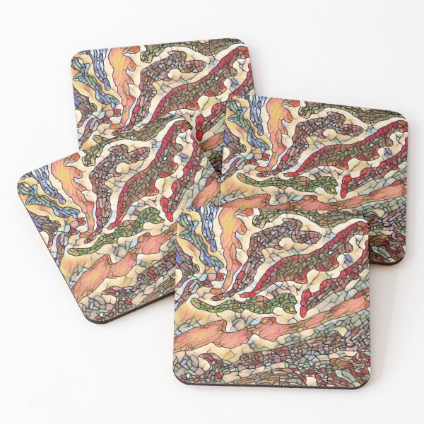 Item preview, Mirror Coral Abstract designed and sold by mindmaster007.