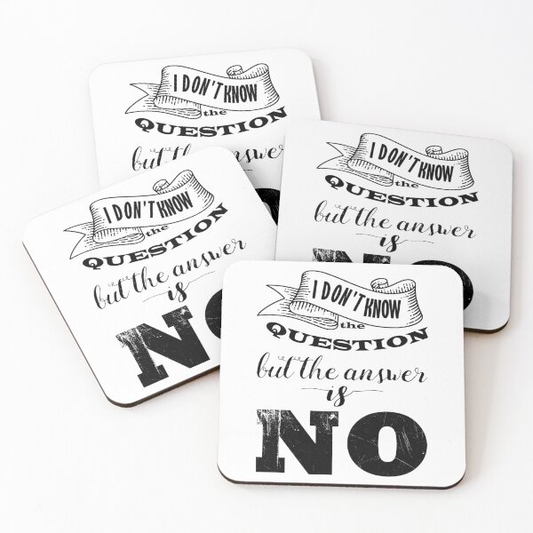Item preview, The answer is no designed and sold by adiosmillet.