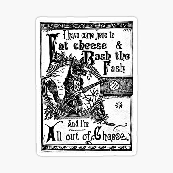 Antifa Vixen Sticker