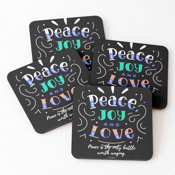 Item preview, PEACE JOY & LOVE  designed and sold by Axeel.art.