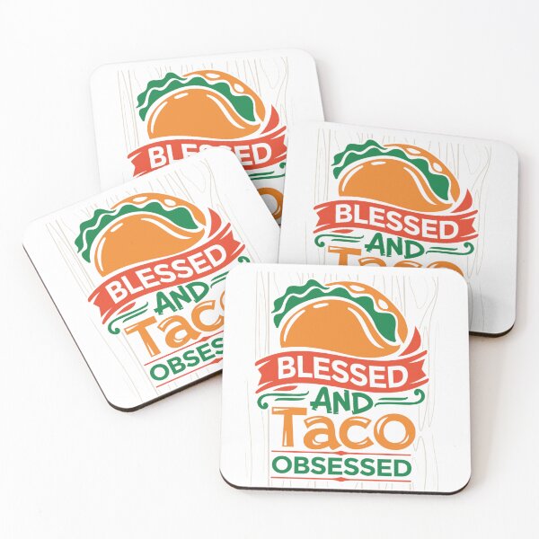 Item preview, Bessed + Taco Obsessed Funny Taco Tuesday Cute Taco Gift, For Man For Women Handmade designed and sold by BRTPBM.