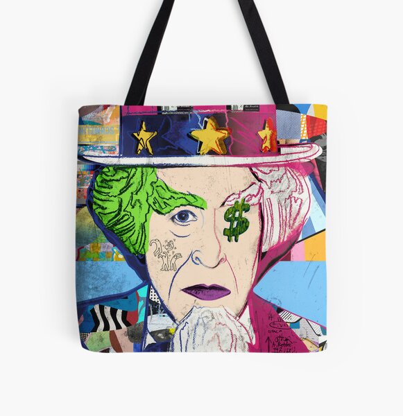 Uncle $ All Over Print Tote Bag