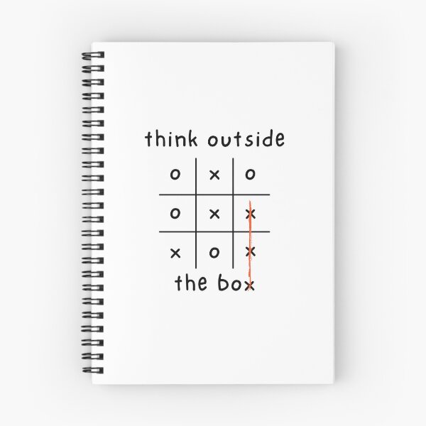 Item preview, Think outside the box - One liner designed and sold by The Agreeable Raven.