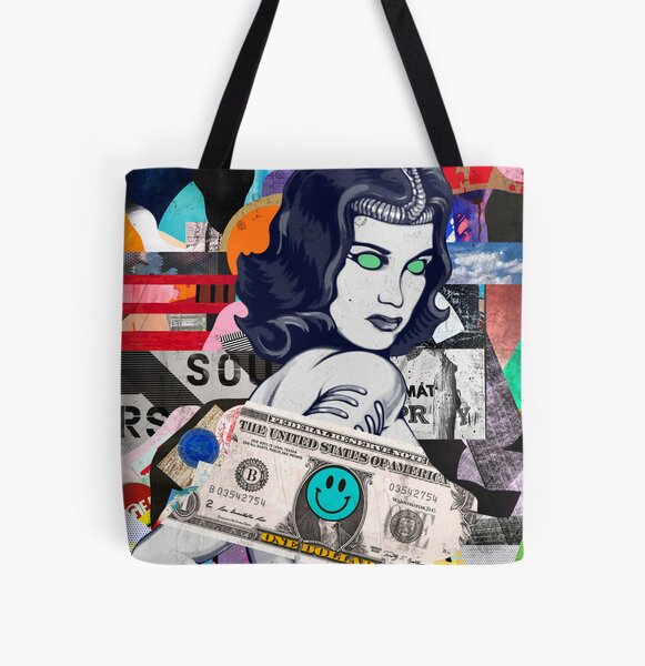 Pop Muse All Over Print Tote Bag