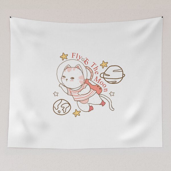 Item preview, Cat Fly To The Moon, I Need More Space For My Cat designed and sold by podekom.
