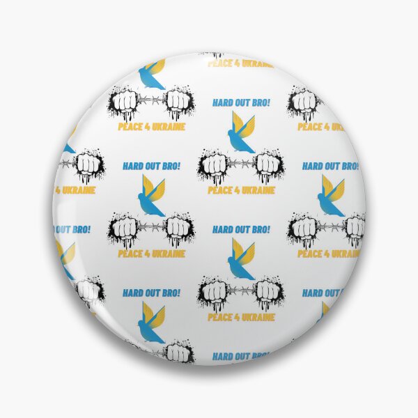 Item preview, Hard out Bro! Peace for Ukraine in Kiwi Slang designed and sold by BelovedBirmans.