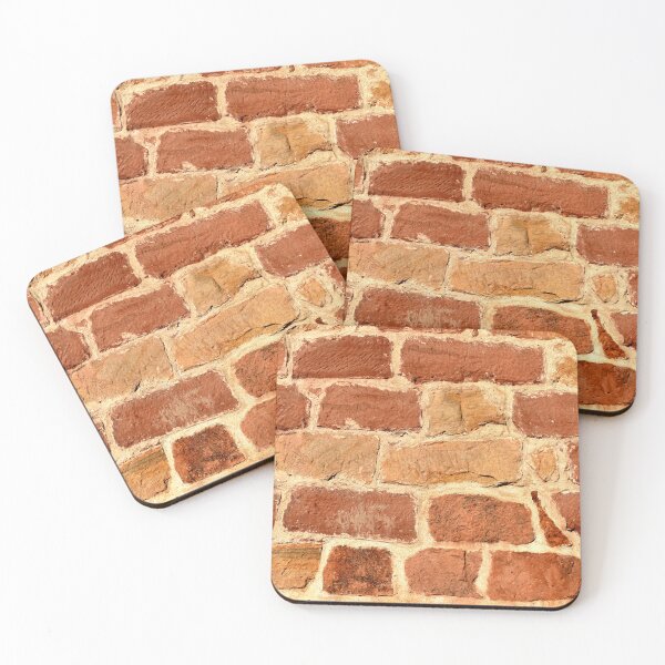 Item preview, Red brick wall stretcher bond pattern designed and sold by janesg.