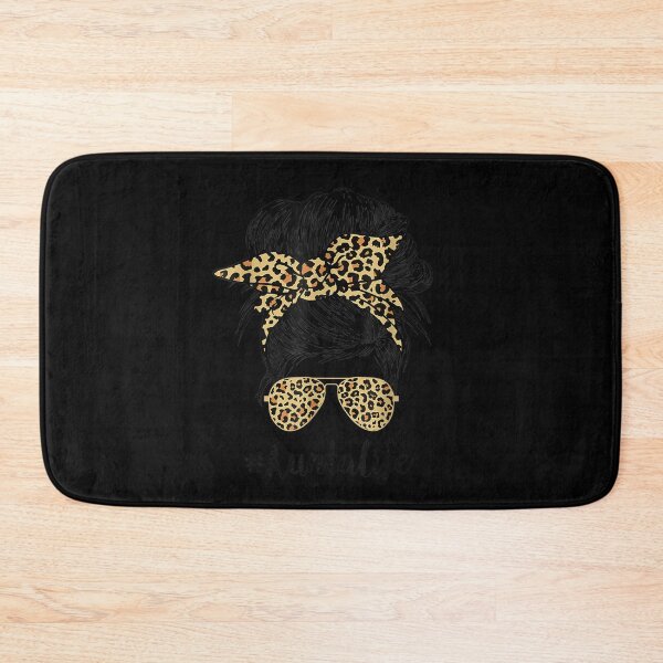 Item preview, Aunta Life Messy Hair Bun Leopard Women Mother's Day Funny designed and sold by RobertVandivier.