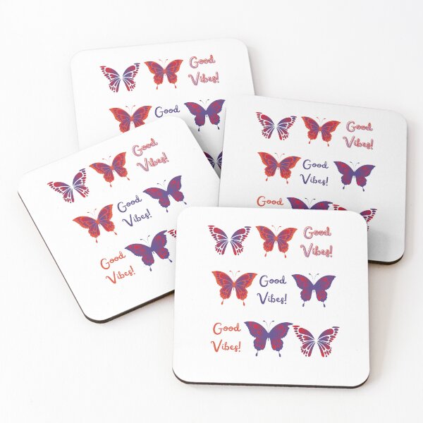 Item preview, Good Vibes Butterfly Pattern  designed and sold by RealArt4u.