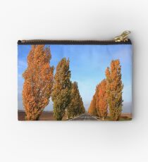 Trees on the road side Studio Pouch