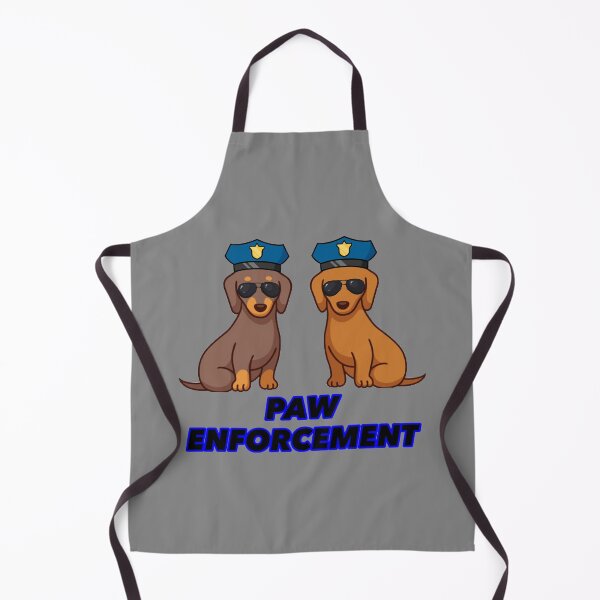 Item preview, Dachshund Dog police - Paw Enforcement designed and sold by Daschunddesigns.