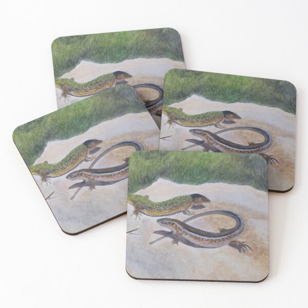 Item preview, Lizards on a rock designed and sold by Rebekah Gavra.