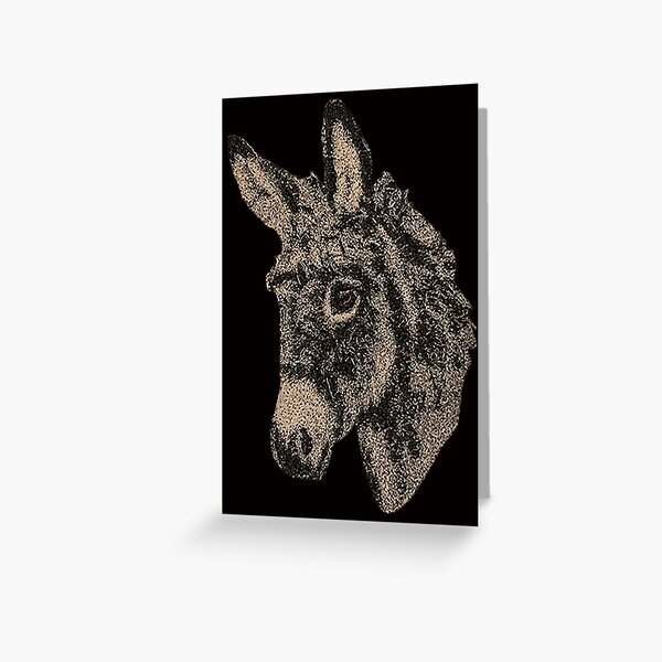 Black Embroidered Donkey Sweater