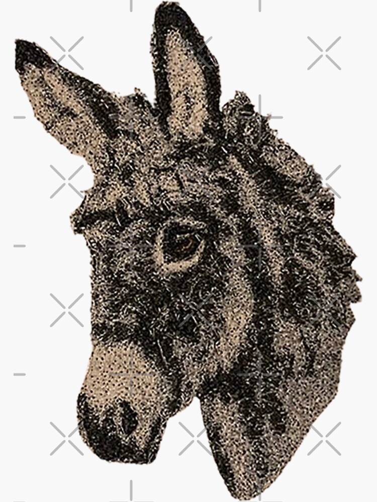 machine jessecmaultcute embroidered donkey machine jessecmault stitch