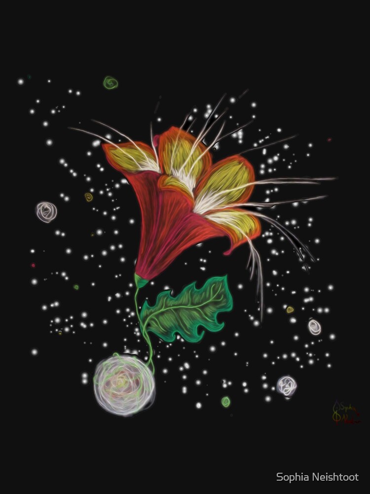 The Red Lily in Space by ivrona