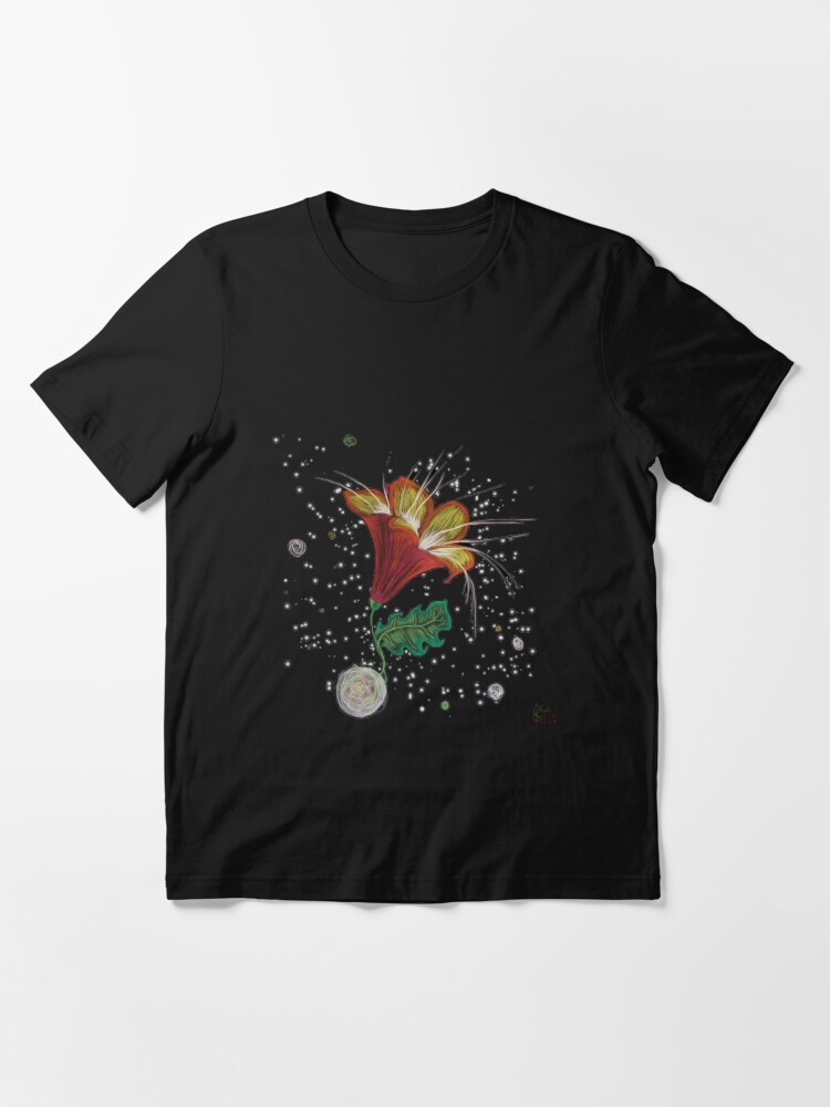 Alternate view of The Red Lily in Space Essential T-Shirt