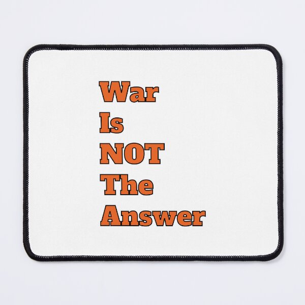 Item preview, War Is Not The Answer - Typography designed and sold by Digitalme Designs.