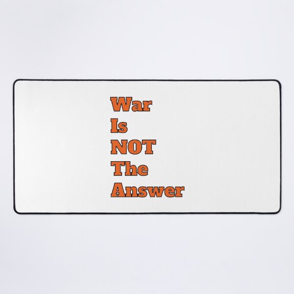 Item preview, War Is Not The Answer - Typography designed and sold by Digitalme Designs.