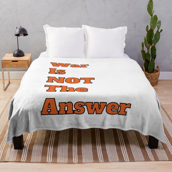 Item preview, War Is Not The Answer - Typography designed and sold by Digitalme Designs.