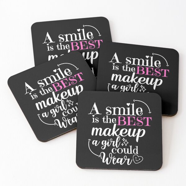 Item preview, a smile is the best makeup  designed and sold by Hoetoons.