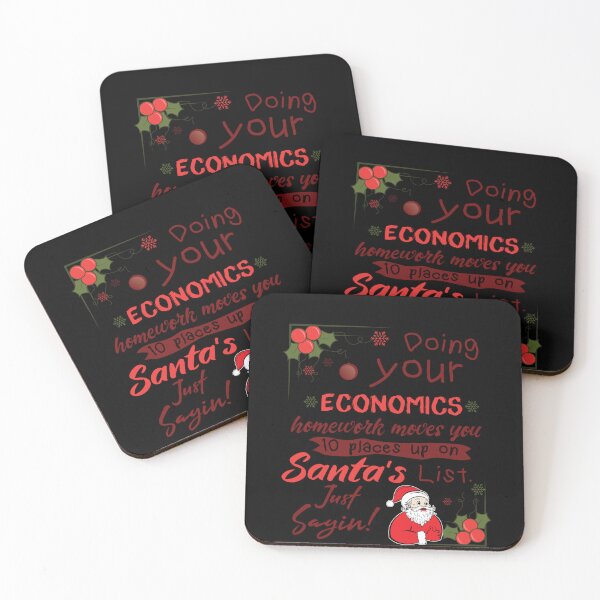 Item preview, Funny Christmas Doing your ECONOMICS homework designed and sold by Azhalltorm.