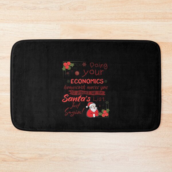 Item preview, Funny Christmas Doing your ECONOMICS homework designed and sold by Azhalltorm.