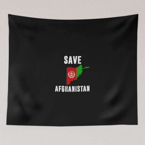 Item preview, Afghanistan Map Flag and National Emblem Save Afghanistan designed and sold by Toralloisa.
