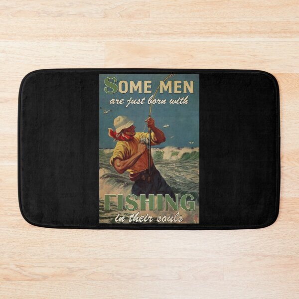 Item preview, Sea Fishing Men Vintage Some men are just born with fishing in their souls designed and sold by TeganCrafford.