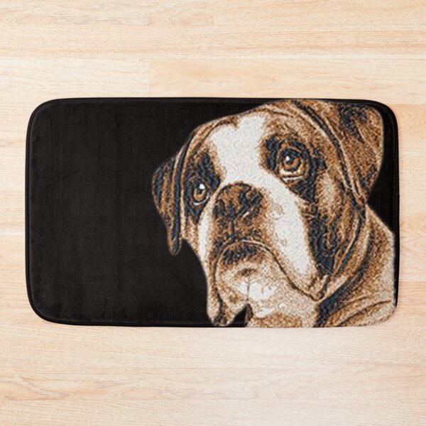 Item preview,  Machine Embroidery, Beautiful, Embroidered Boxer Dog, Cute Boxer For Dog Lover, Stitch crafting, unique embroidered art designed and sold by RudolphBarnard.