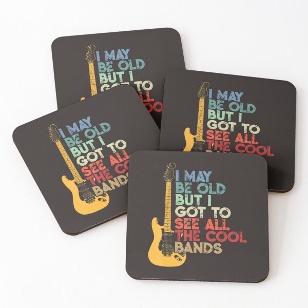 Item preview, Vintage I Got To See All The Cool Bands Guitar Graphic designed and sold by KidGiftChoice.