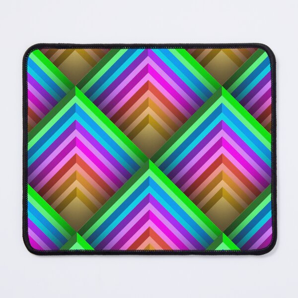 Item preview, Colorful geometric rainbow tile pattern designed and sold by CiniArt.