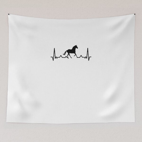 Item preview, Horse heartbeat heartbeat Sticker designed and sold by JustiNoldner.
