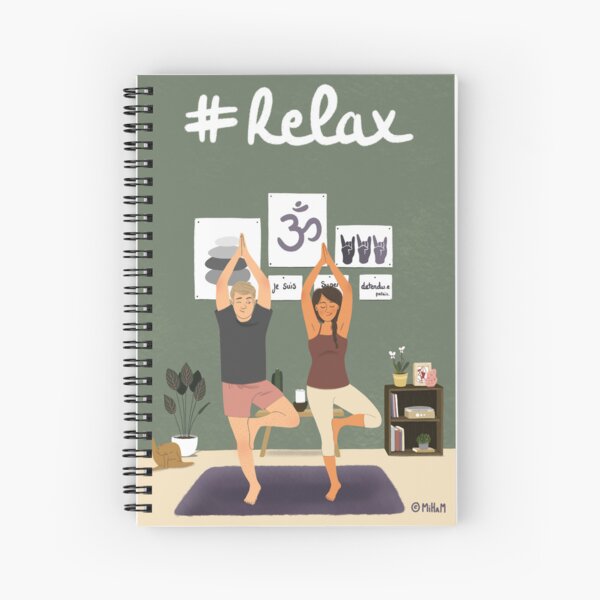Yoga session Spiral Notebook