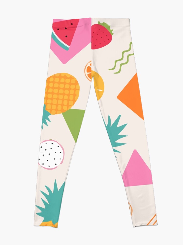 Discover Fruits Natural Flowered Style Leggings