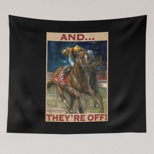 Item preview, HORSE RACING And They're Off designed and sold by AleehaZenger.