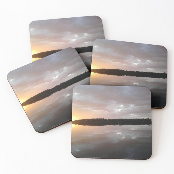 Item preview, Lake landscape and beautiful sunset designed and sold by Vienola.