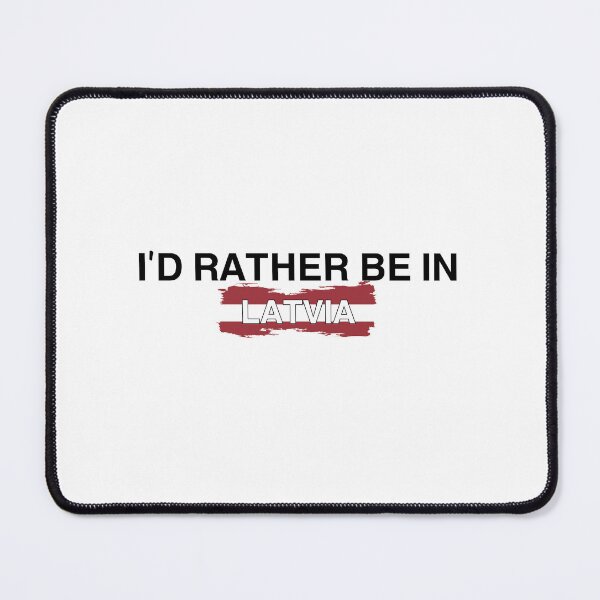 Item preview, Latvia Multicolor design I’d Rather Be In Latvia designed and sold by Immdesigner.