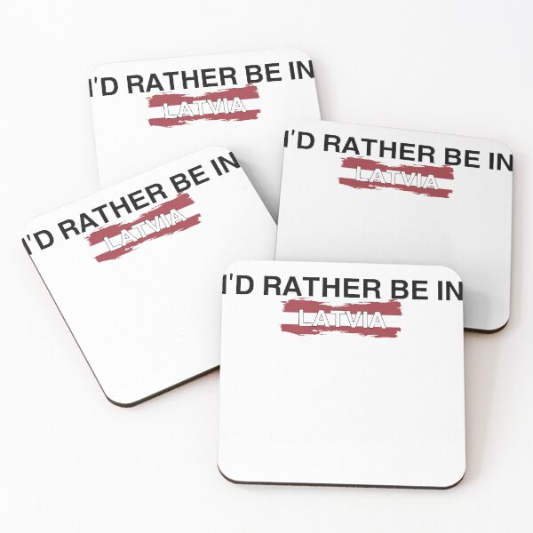 Item preview, Latvia Multicolor design I’d Rather Be In Latvia designed and sold by Immdesigner.