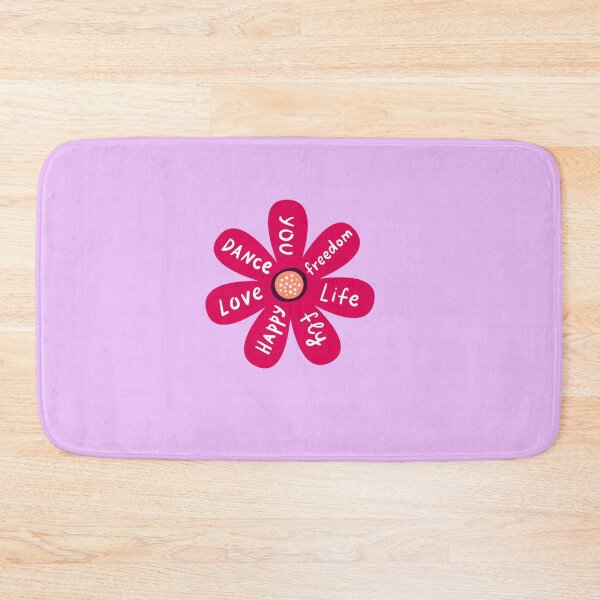 Item preview, positivity quote flower designed and sold by Hoetoons.