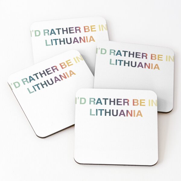 Item preview, Lithuania Colorful Travelling Design, I’d Rather Be In Lithuania designed and sold by Immdesigner.