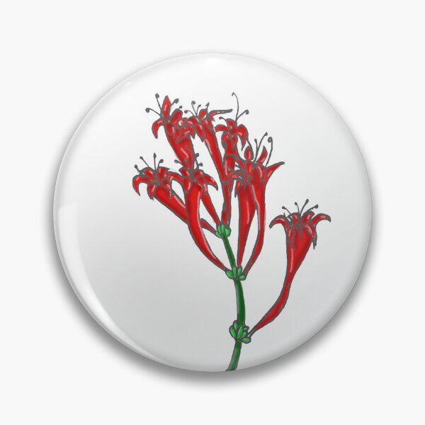 Item preview, Red flowers designed and sold by paw-sci.