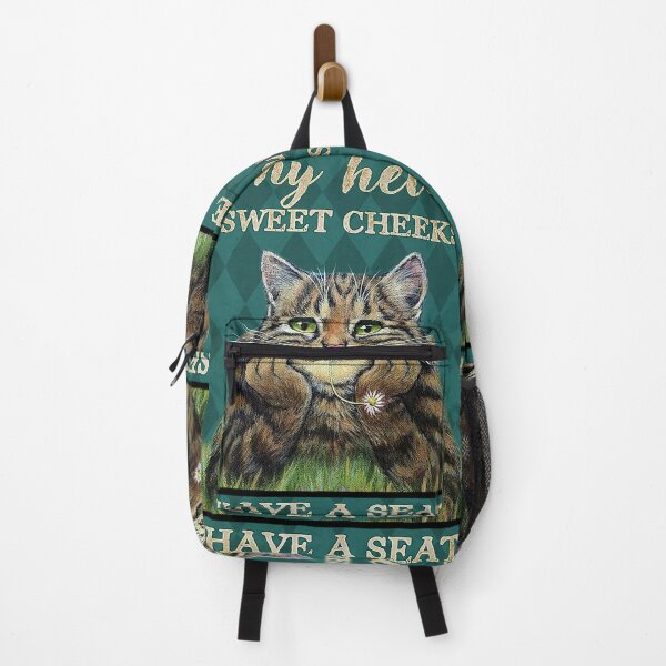 Item preview, Why hello sweet cheeks have a seat cat lover designed and sold by TeganCrafford.