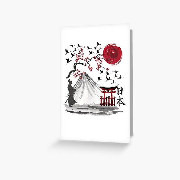 Item preview, Japan Japanese Art Samurai Torii designed and sold by MaximWundersee.
