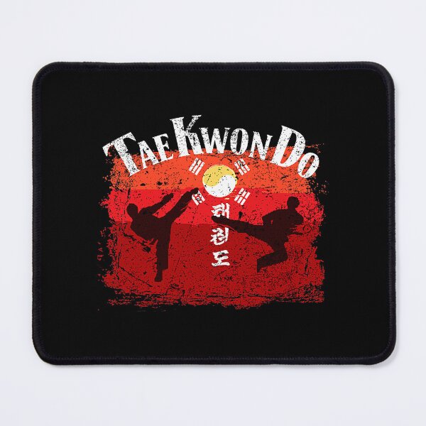 Item preview, Age Worn Vintage Tae Kwon Do School Sign, Retro Martial Arts Design designed and sold by Zanshin-Art.