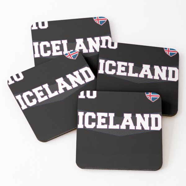 Item preview, Iceland Soccer Shirt with Flag, Shield and Number 10 Essential . designed and sold by LaraJensen747.